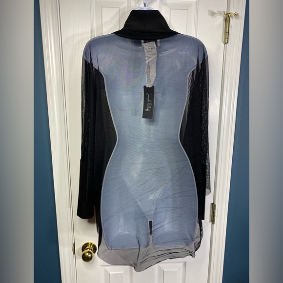 Joseph Ribkoff Sheer Mesh Style Batwing Top 191308 - Picture 4 of 7